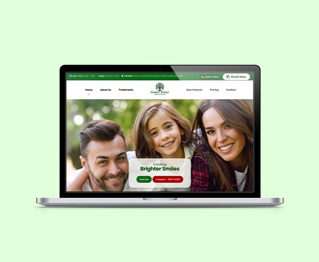 Modern website